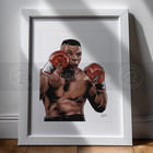 Mike Tyson Boxing Art Portrait Illustration Print  Sports Wall Art 8x10