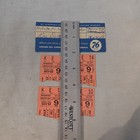 Globe Ticket Co  Vintage 1962 Guys And Dolls Ticket Stubs Long Beach Auditorium