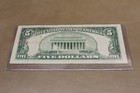 1953  5 Silver Certificate Blue Seal Five Dollar Bill  2