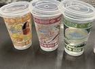 Disney Moana 2 Subway Collector Cup Complete Set Of 5 W  Lids New