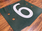Houston Astros Game Used Minute Maid Park Manual Scoreboard Number 6 Rare Mlb