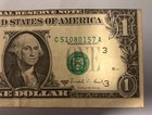 1988a  1 Federal Reserve Note Frn With Severe Shift Error Miscut Free Shipping