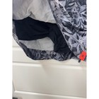 Speedo Womens Woven Skort Black Grey Tropical Leaf Print Upf 50  Medium Nwt