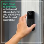Blink Video Doorbell  black   2nd Gen 2025 Model  Sync Module Not Included 