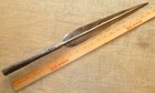 African Hand Forged Ornate Tribal Battle Hunting Spear Head 21 1 8  Long Blade