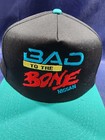 Vintage Bad To The Bone Nissan Kc Hat Black Adjustable Snapback Cap
