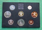 1984 Royal Mint United Kingdom Proof Coin Collection 8 Piece Set Queen Elizabeth