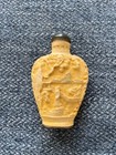 Antique Chinese Hand Carved Tabacco Snuff Bottle
