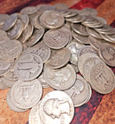 Lot Of  10  Washington 90  Silver Quarters  2 50 Face Value