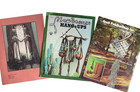 Vintage Macrame Magazines Lot Of 3 Home Decor Jewelry Pot Hangers Small Spaces