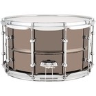 Ludwig Universal Series Black Brass Snare Drum With Chrome Hardware 14 X 8 In 