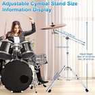 Standard Double-braced Cymbal Boom Stand Drum Hardware Kit 28 -47 2  Double B