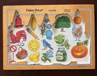 Vintage Fisher-price 2716 Colors Wooden Preschool Puzzle 1982