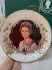 Queen Elizabeth Ii Silver Jubilee 1952-1977 Pin Dish Gold Gilt Orig Box Unused