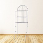 3 Shelf Over The Toilet Bathroom Space Saver Metal Towel Storage Rack Organizer
