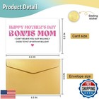 Funny Mother s Day Card For Bonus Mom  Witty Mothers Day Card For Step Mom  M