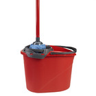 Quickwring Bucket  2 5 Gallon Mop Bucket With Wringer  Red