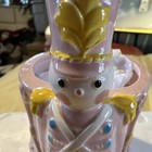 Vintage Relpo Ceramic Baby Nursery Decor Planter Pink Drummer Toy Soldier 7099
