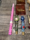 Magiquest Great Wolf Lodge 5 Wand topper   2 Compass Books Pouch