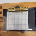 Noymer   Leisure Time Golfers Clipboard Scorecard Holder Tees Markers Pencil New