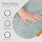  Large Bathroom Rug  24 X 60  Extra Soft And Absorbent Shaggy 24  X 60  Aqua