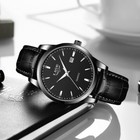 Lige Men Watch Business Waterproof Quartz Analog Date Luminous Casual Wristwatch