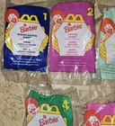 Vintage 1996 Barbie Mcdonald s Happy Meal Toys Complete Set Of 5 New Sealed