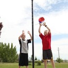 Tetherball Ball And Rope With Carabineer  Soft Touch  Portable Tetherballs Wi   