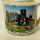 Lewiston - The Armory - Maine Me Antique Souvenir China Trinket Creamer