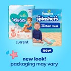 Pampers Swim Diapers - Splashers - Size 4  18 Count  Gap-free Disposable Baby Sw