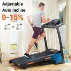 3 5hp Folding Treadmill With Incline Running Walking Machine For Home W lcd 