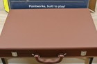Pointworks 19 Inch Premium Backgammon Sets For Adults Leather Brown