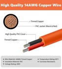    20ft   solar Panel Extension Cable For Jackery  Gz Yeti  Aker Power Station