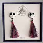 Disney The Nightmare Before Christmas Jack Skellington Pierced Earrings New Box