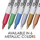 Metallic Permanent Markers  Silver Gold   Bronze  3 Count