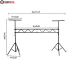 Light Truss Stand System Trussing Dj Booth Set Lighting Stage Pa Speaker T Bar
