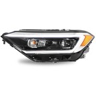 Projector Headlight Assembly Led Drl Bulbs Included Rh Fit 2019-2022 Jetta