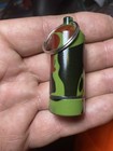 Camouflage Metal Bison Tube Geocache Container With Keyring