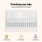 Synergy Mod 5-in-1 Convertible Crib  Converts From Baby Crib To Toddler Bed     