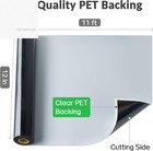 Glossy Black Permanent Vinyl Roll 12  X 11ft Adhesive Craft Decal For Cricut  79