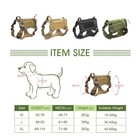 Tactical Military Vest Pet Walking Training Dog Harness And Leash Set For Dogs