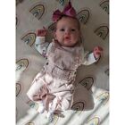 22 Inch Soft Vinyl Reborn Baby Doll Lifelike Newborn Dolls Painted Kids Gifts