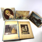 Antique Scrapbook Early 1900s   1930s Art Prints  American german Ephemera Disney