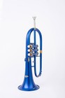 Queenbrass  bluie Brass  Flugel Horn With Free Case M p