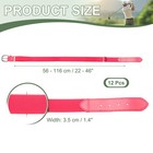Baseball Belt Softball Belt Fit For Adult-  12 Pack  Rose Red 