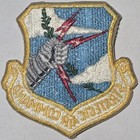 Usaf Air Force Strategic Air Command Sac Patch 1970s Color Obsolete 3  Vtg Orig