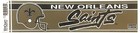 Vintage 1990s Nfl Officially Licensed New Orleans Saints Bumper Sticker