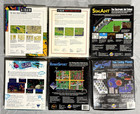 Classic Computer Game Bundle - A-train Simant El-fish Robosport Simearth Big Box