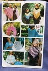 Patons 478 Knitting Crochet Pattern Book Vintage Women Girls Shawls Poncho Cape 