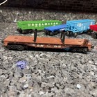 Lot Of 5 - Lionel Train Cars O Model Train Hopper Flat Cargo